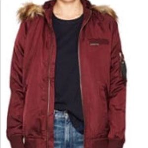 BNWT Members Only Fur Bomber Jacket